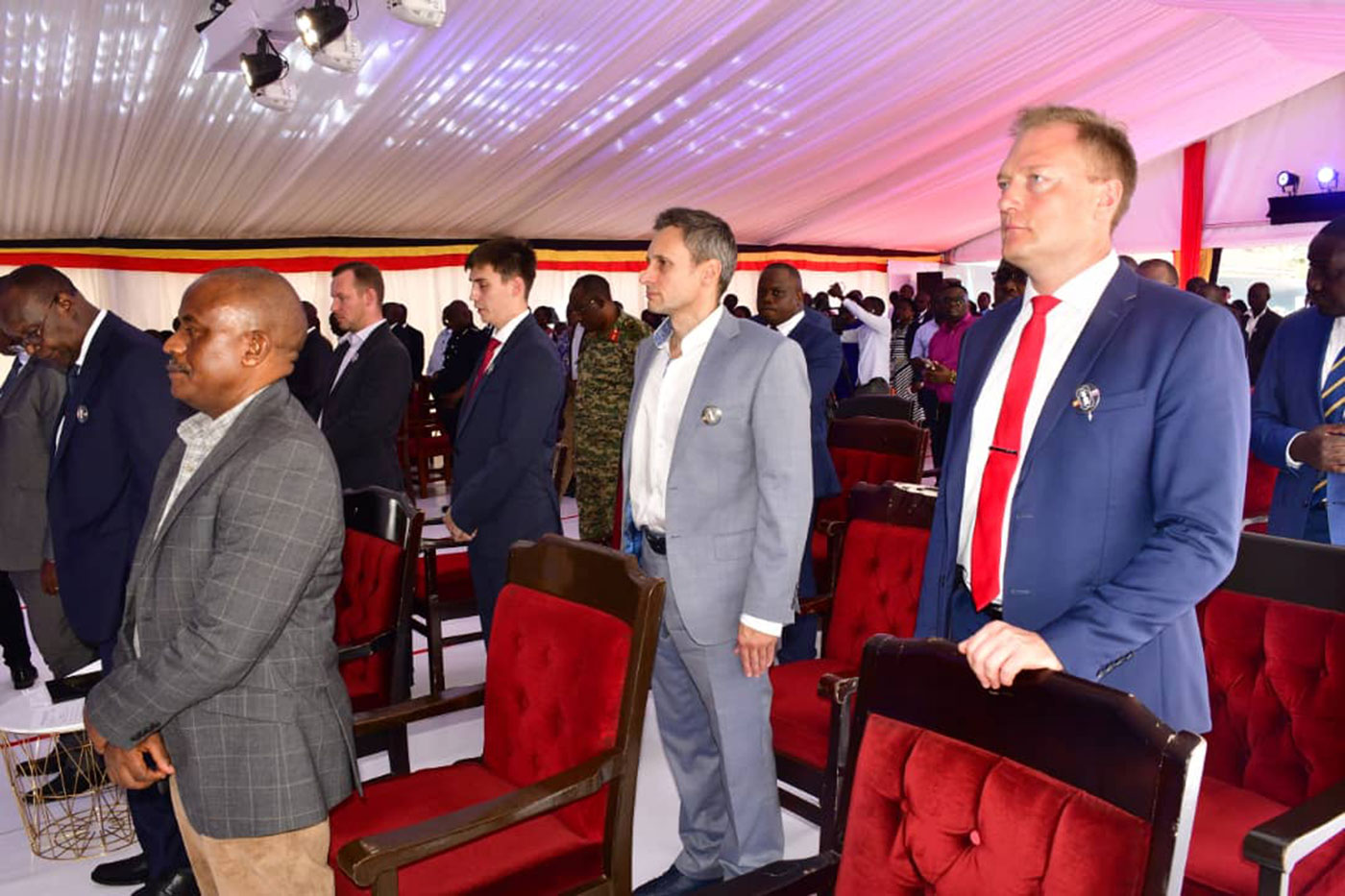 ITMS officials at the project launch in November 2023 in Kampala. Courtesy photos